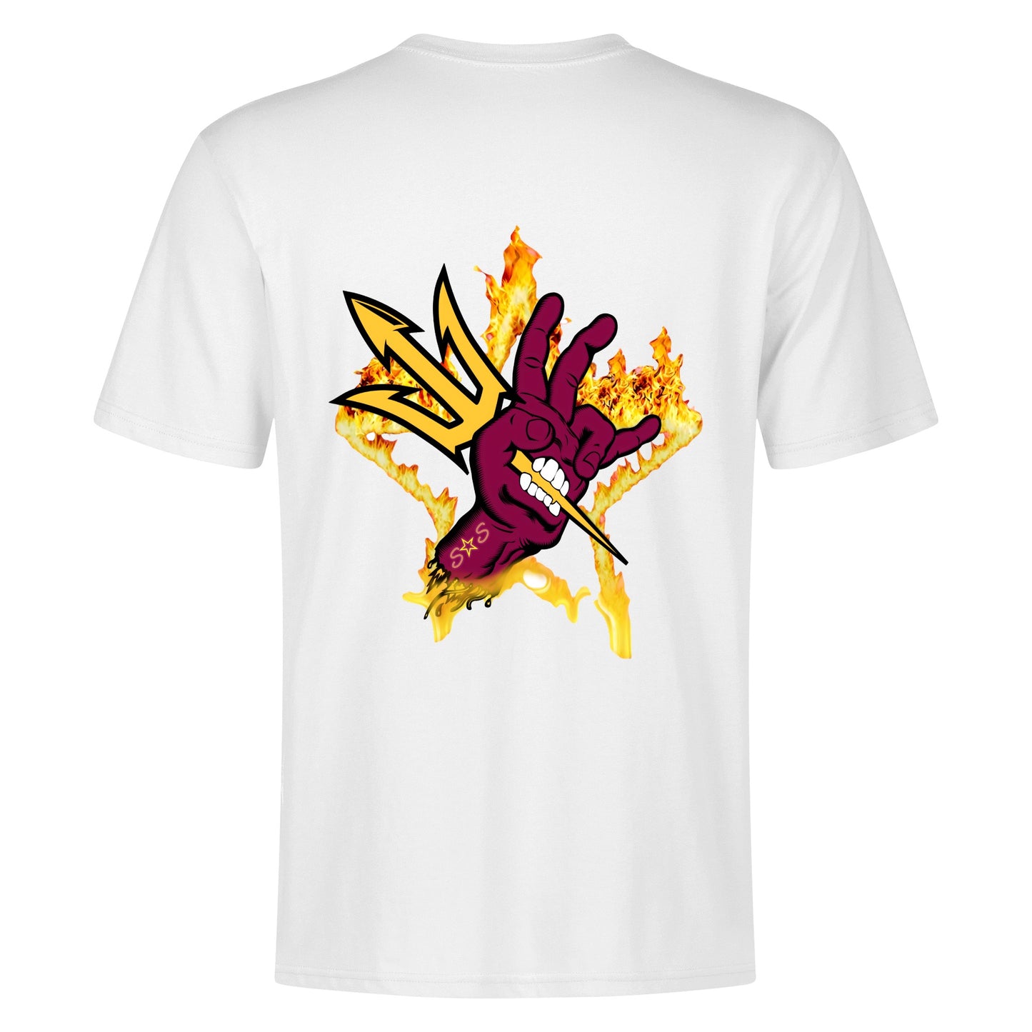 Sun Devil S.O.S Follow The Fork Edition Mens Cotton T-Shirt