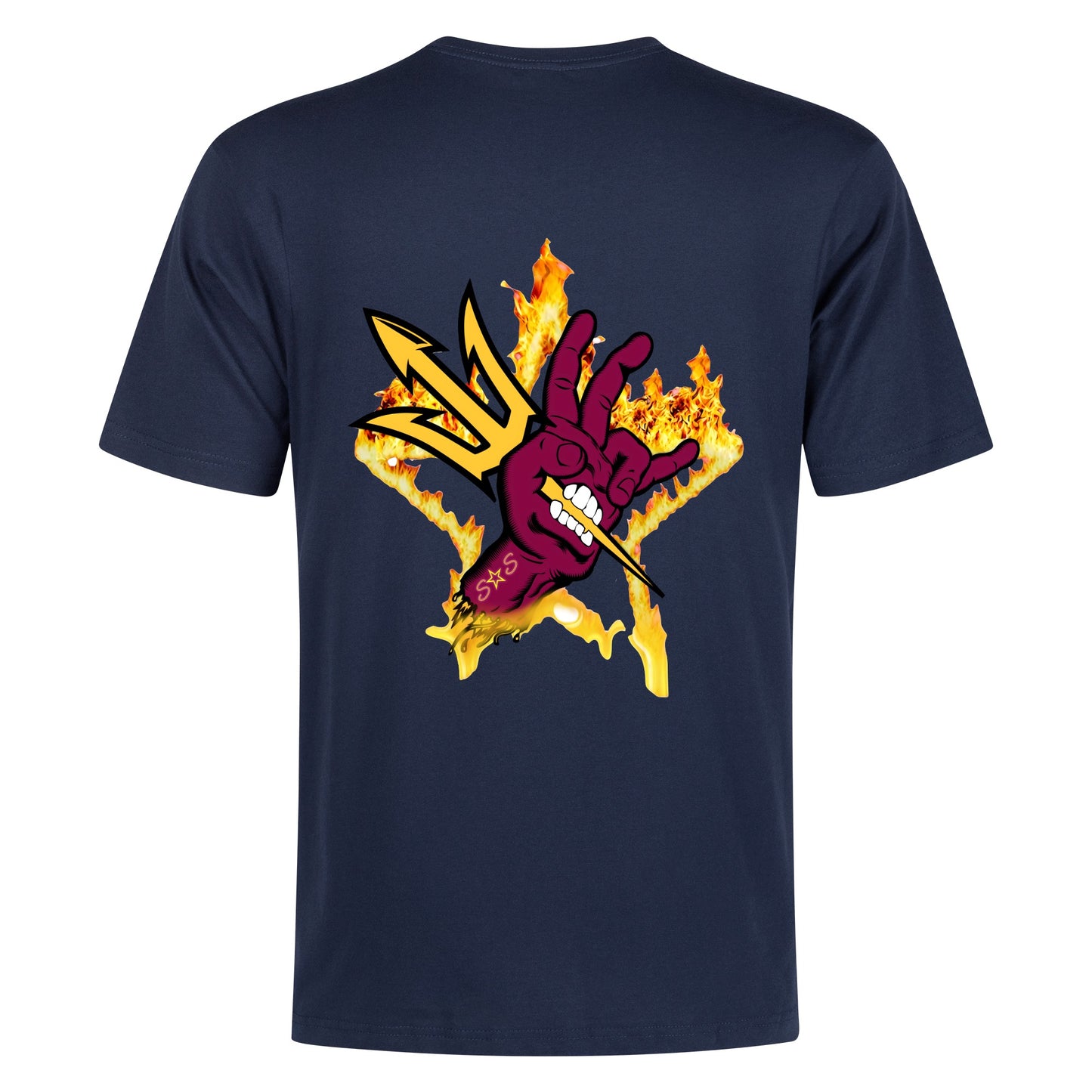 Sun Devil S.O.S Follow The Fork Edition Mens Cotton T-Shirt