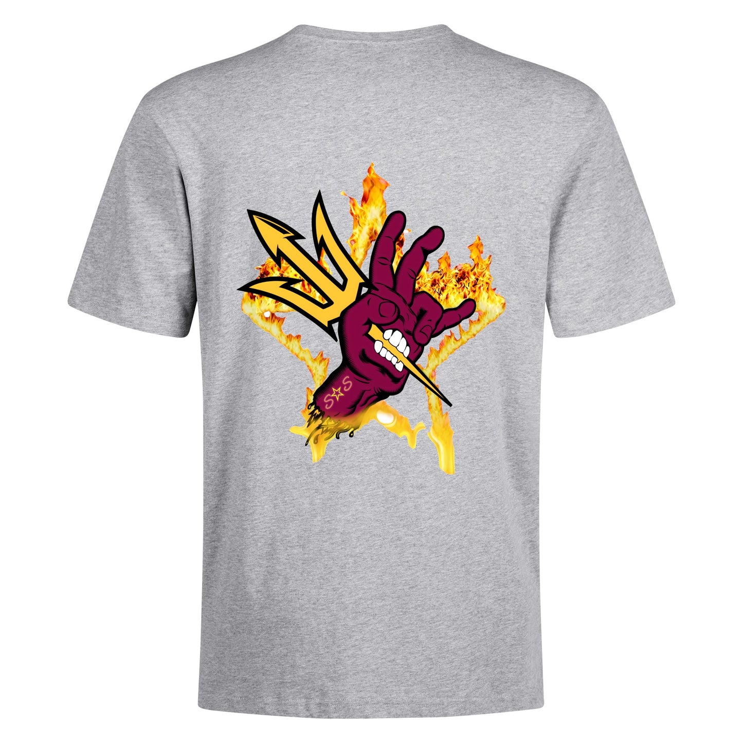 Sun Devil S.O.S Follow The Fork Edition Mens Cotton T-Shirt