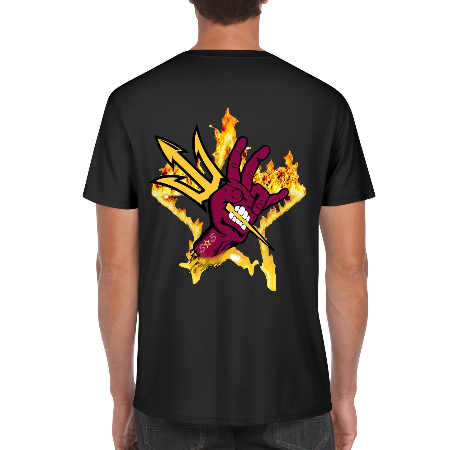 Sun Devil S.O.S Follow The Fork Edition Mens Cotton T-Shirt