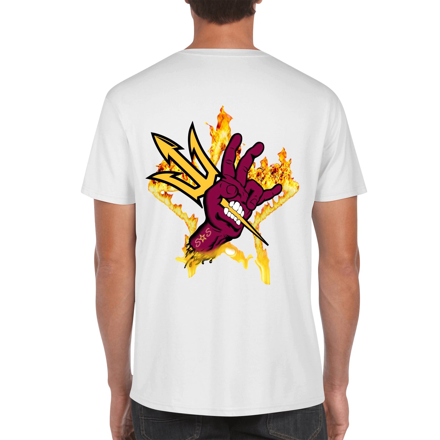 Sun Devil S.O.S Follow The Fork Edition Mens Cotton T-Shirt