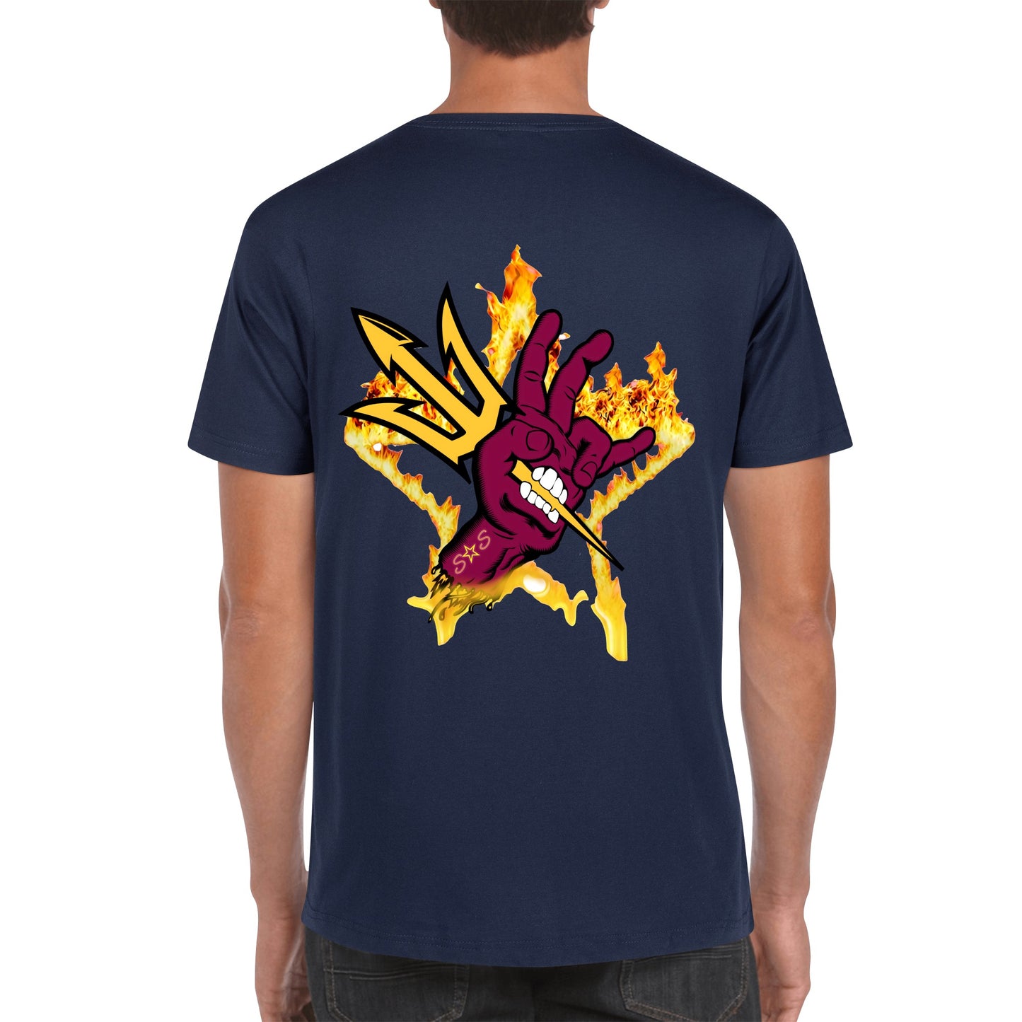 Sun Devil S.O.S Follow The Fork Edition Mens Cotton T-Shirt