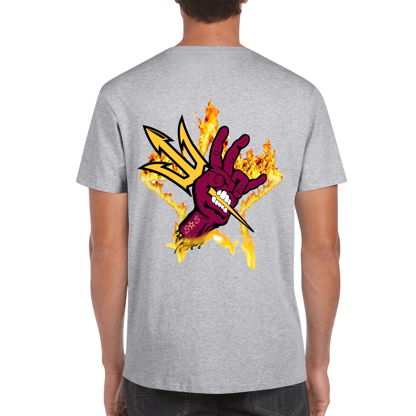 Sun Devil S.O.S Follow The Fork Edition Mens Cotton T-Shirt