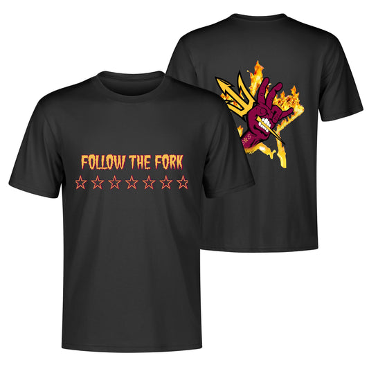 Sun Devil S.O.S Follow The Fork Edition Mens Cotton T-Shirt