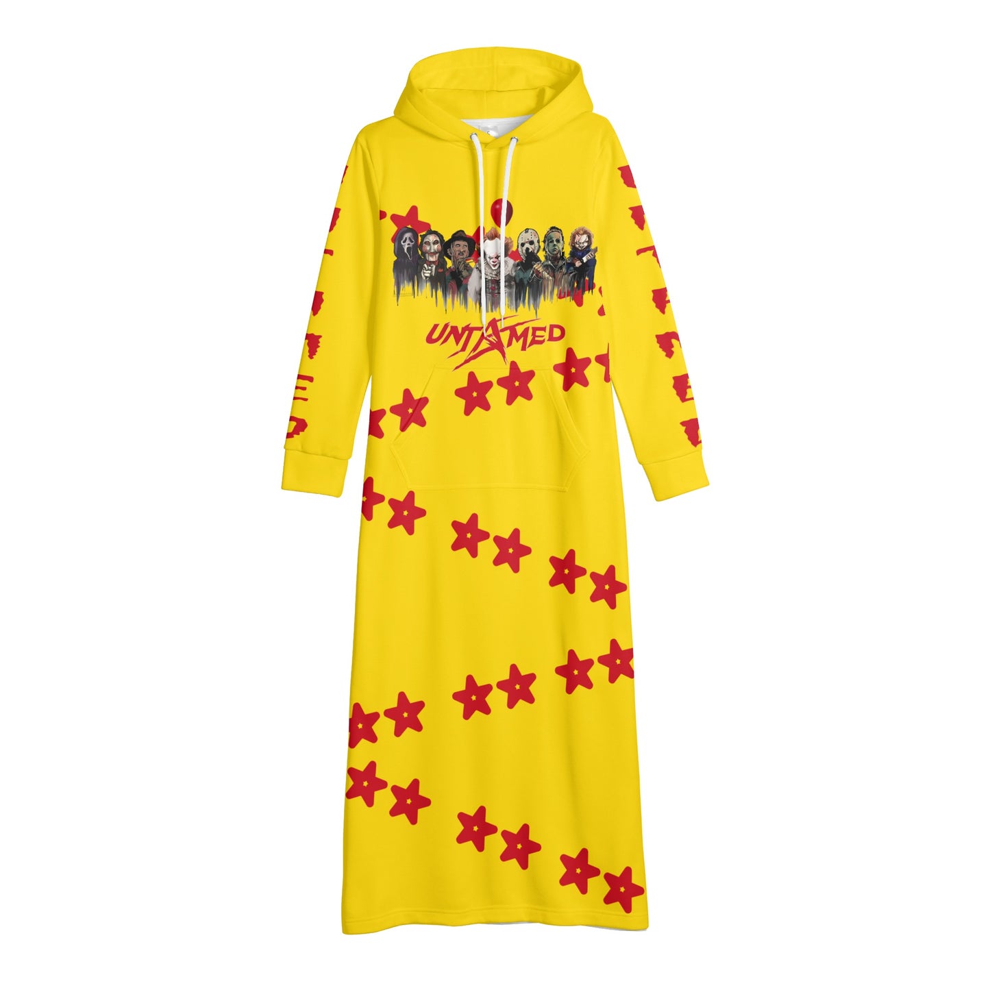 Untamed S.O.S Edition Womens Gold Long Hoodie Dress