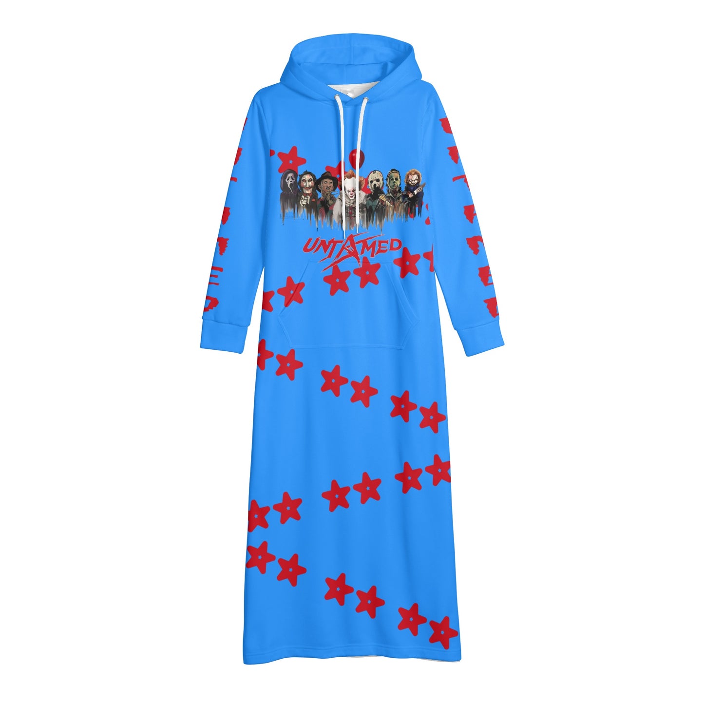 Untamed S.O.S Edition Womens Blue Long Hoodie Dress