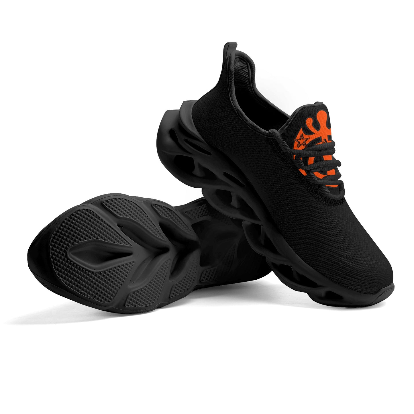 SOS Orbit Zeros Black/DarkOrange Editions Star Kicks