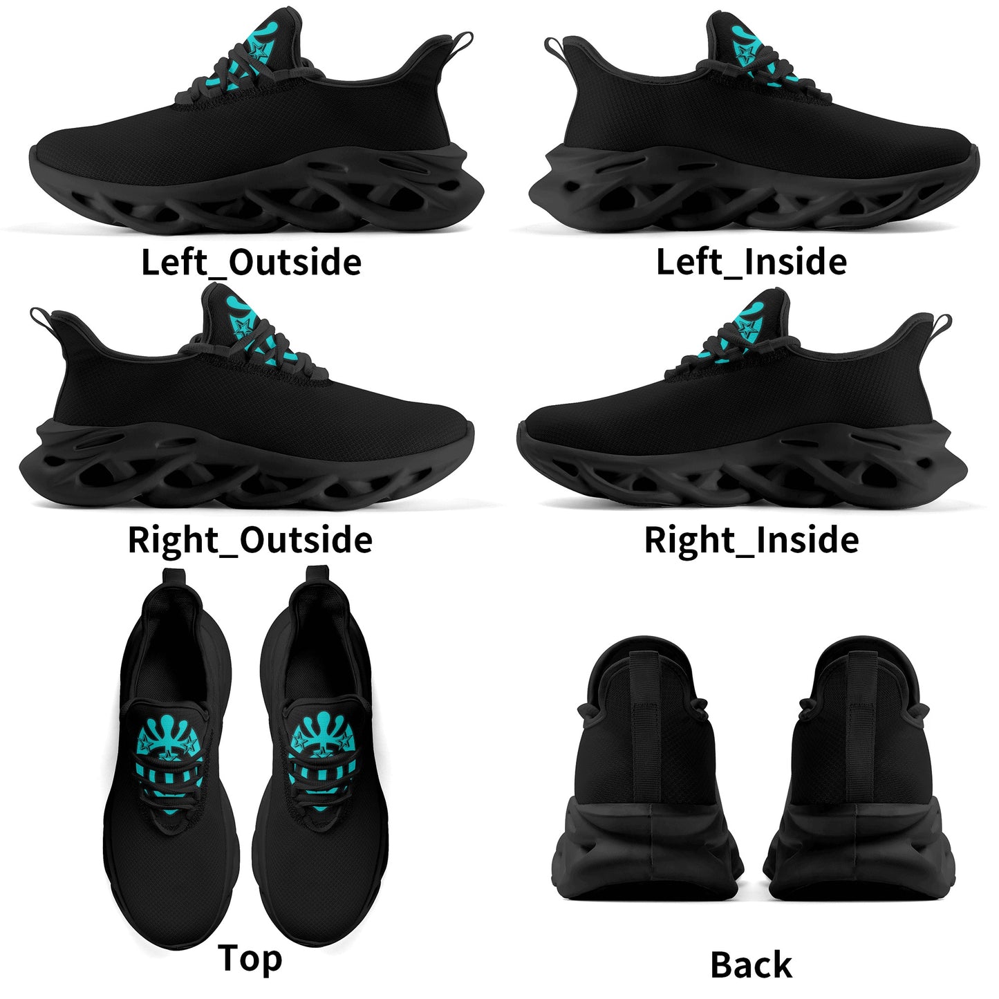 SOS Orbit Zeros Black/Turquoise Editions Star Kicks