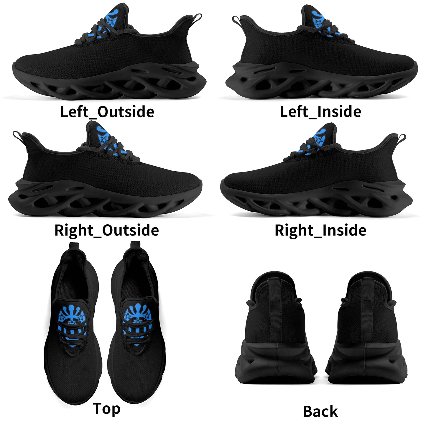 SOS Orbit Zeros Black/Blue Editions Star Kicks