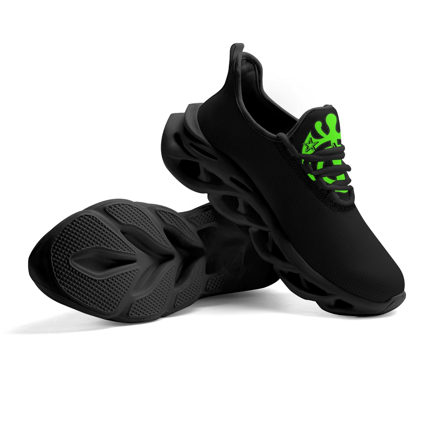 SOS Orbit Zeros Black/GooGreen Editions Star Kicks