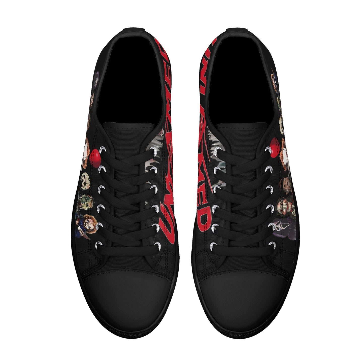 Un-Tamed  S.O.S Edition Mens Black Low Top Star Kicks