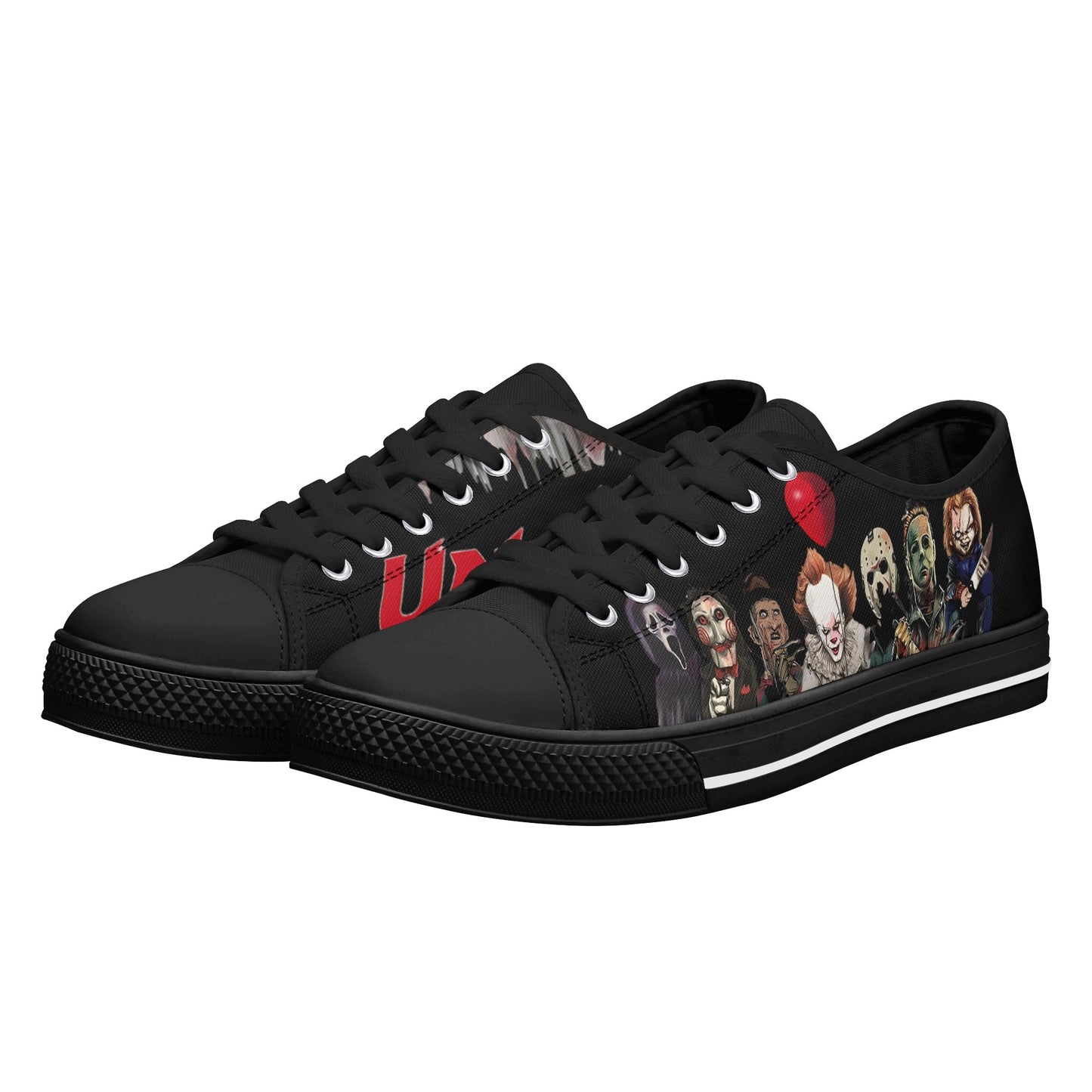 Un-Tamed  S.O.S Edition Mens Black Low Top Star Kicks