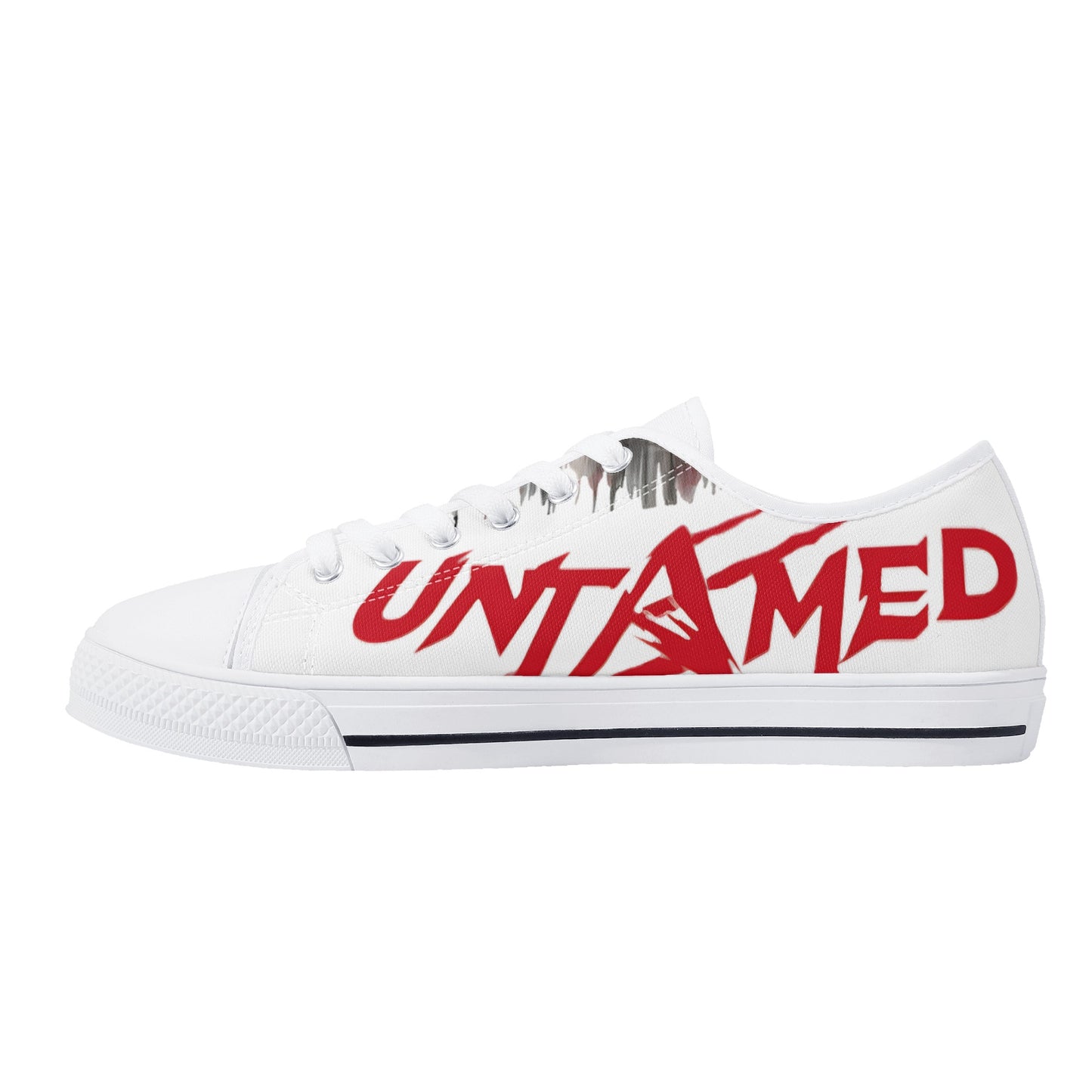 Un-Tamed  S.O.S Edition Mens White Low Top Star Kicks