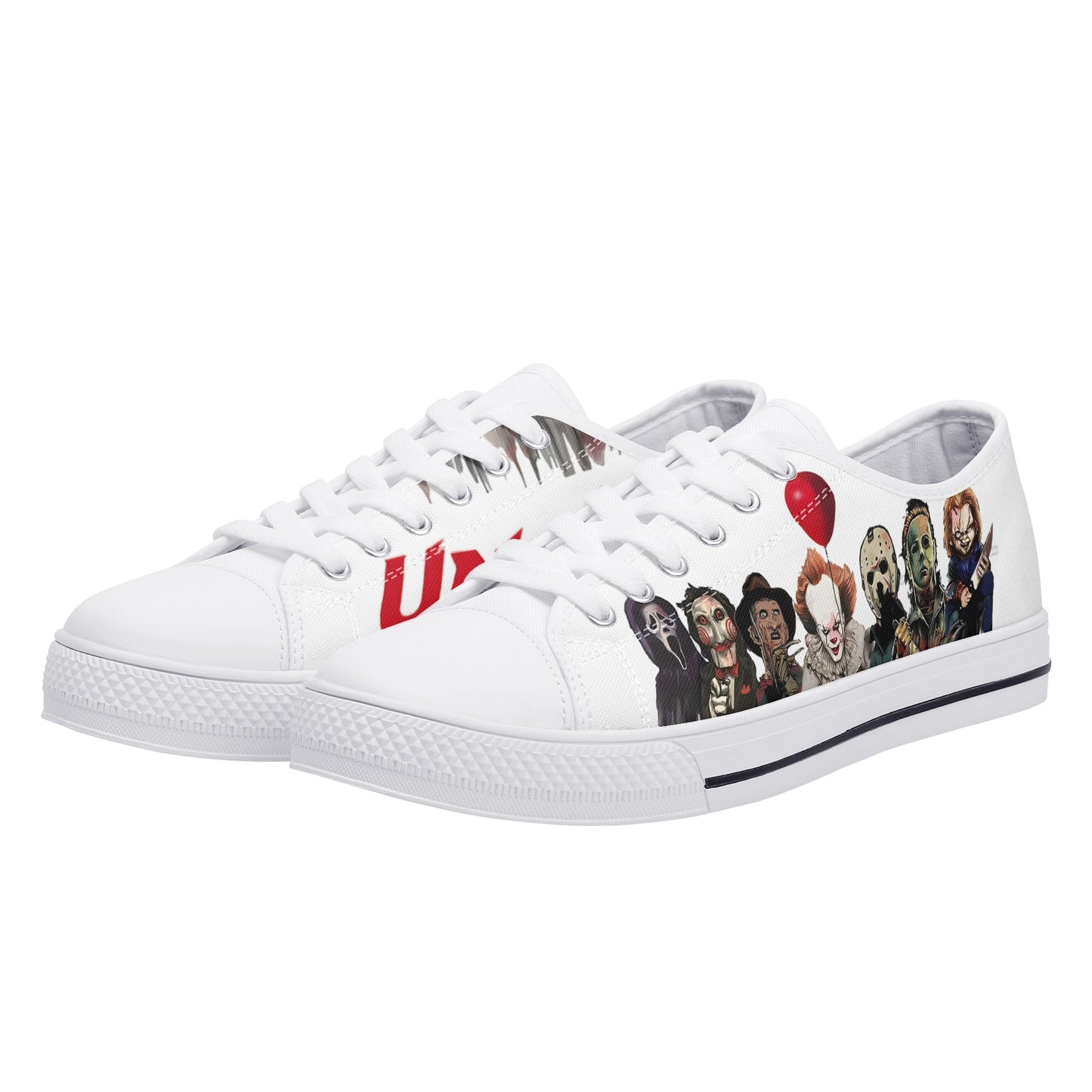 Un-Tamed  S.O.S Edition Mens White Low Top Star Kicks