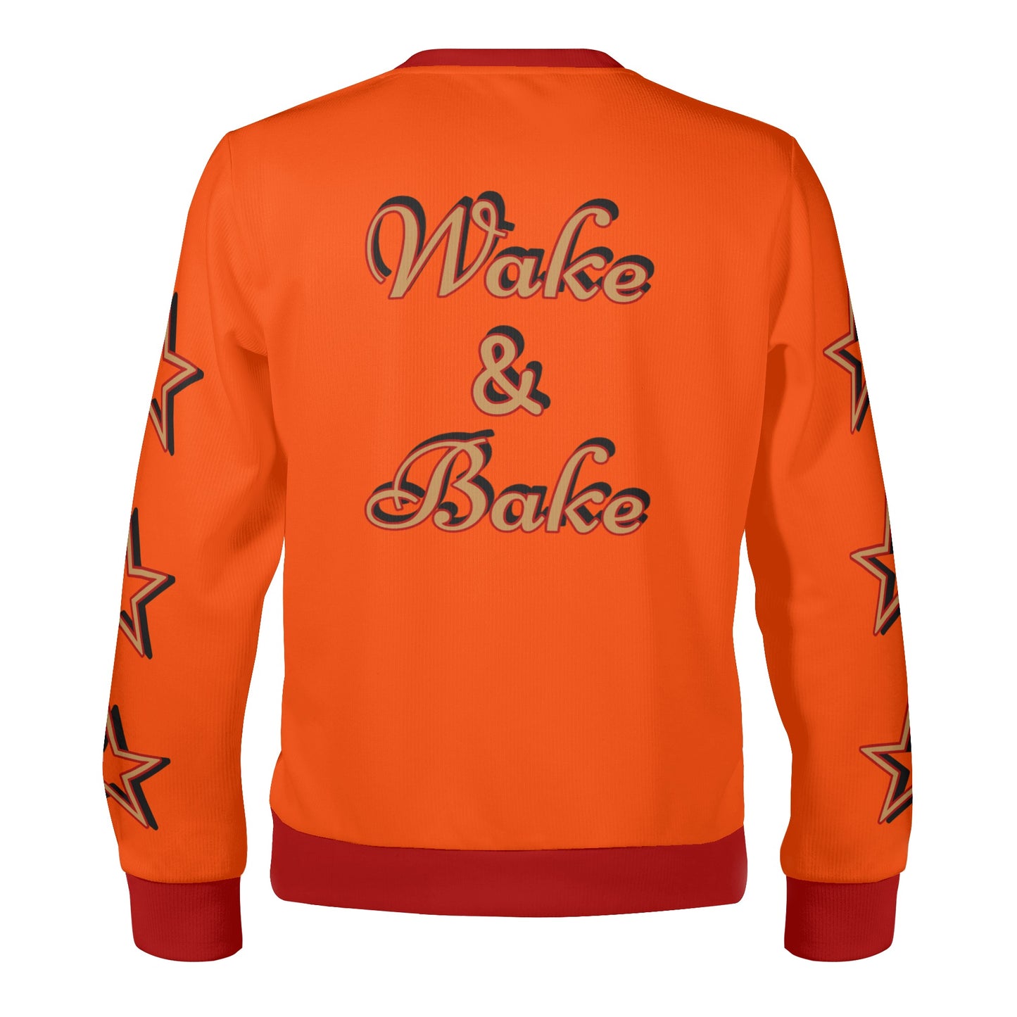 Freshly Baked 4/20 S.O.S Edition Black/DarkOrange Adult Crewneck Sweatshirt