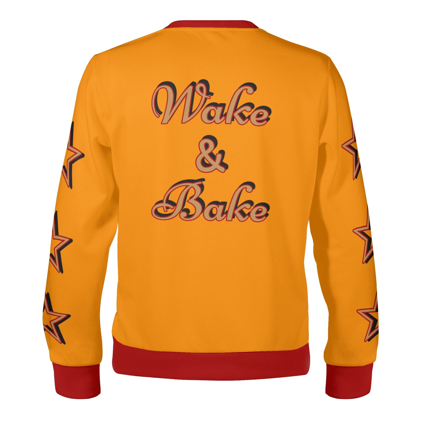 Freshly Baked 4/20 S.O.S Edition Orange/Maroon Adult Crewneck Sweatshirt