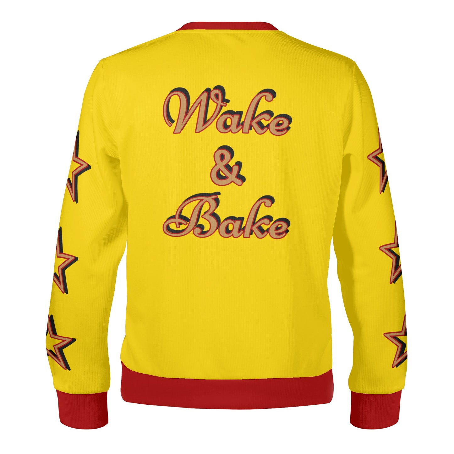 Freshly Baked 4/20 S.O.S Edition Gold/Maroon Adult Crewneck Sweatshirt