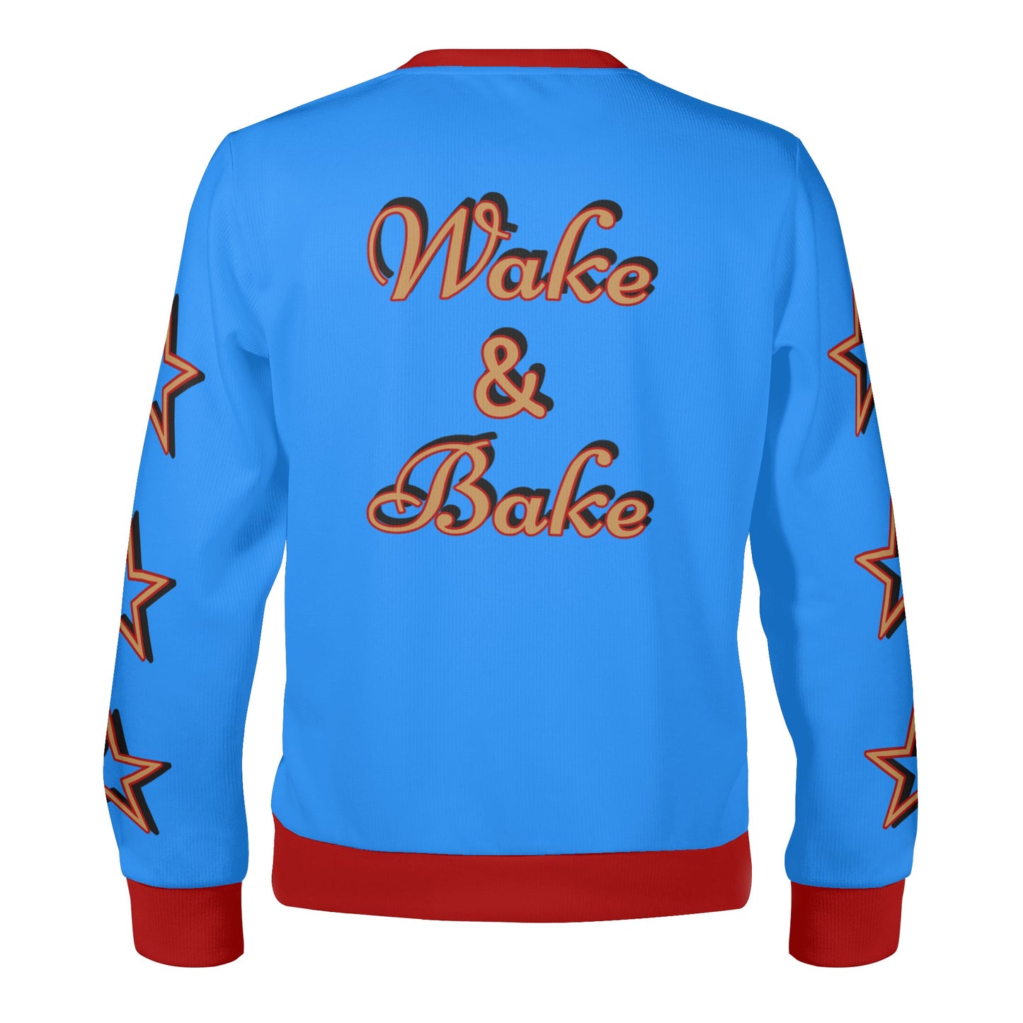 Freshly Baked 4/20 S.O.S Edition Blue/Maroon Adult Crewneck Sweatshirt