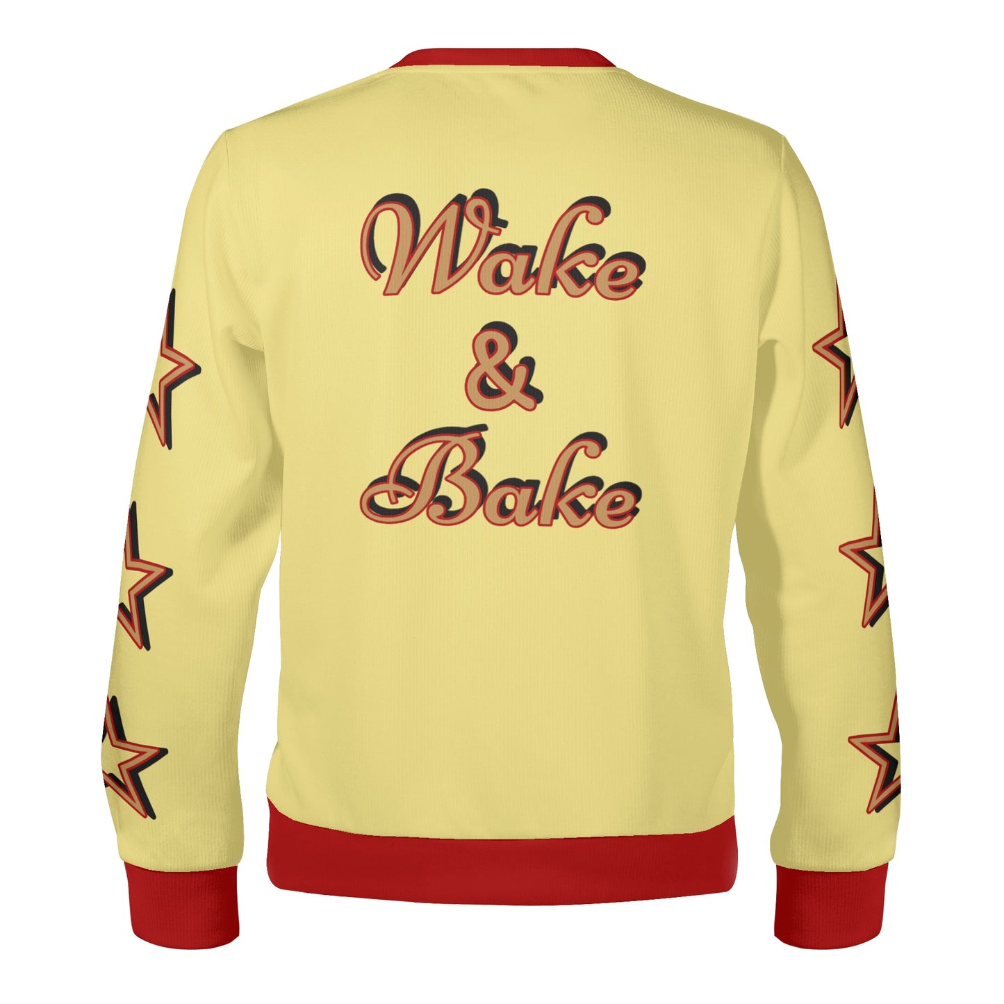 Freshly Baked 4/20 S.O.S Edition Tan/Maroon Adult Crewneck Sweatshirt