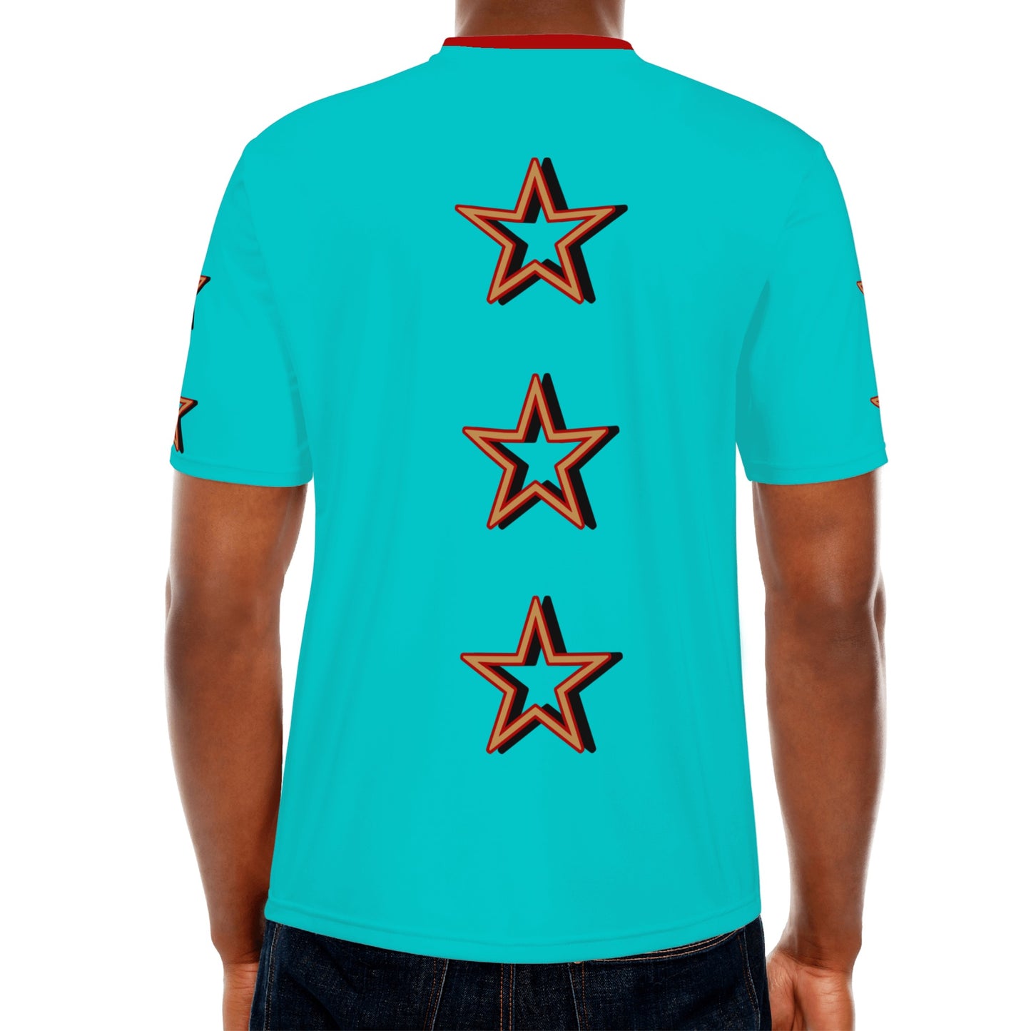 Freshly Baked 4/20 S.O.S Edition Mens Turquoise/Maroon T-shirts