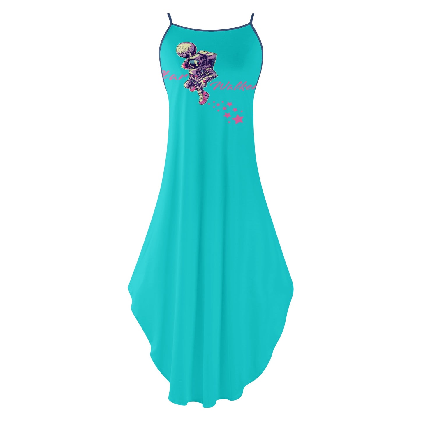 Star Walker 2.0 Womens Turquoise Sleeveless Evening Dress