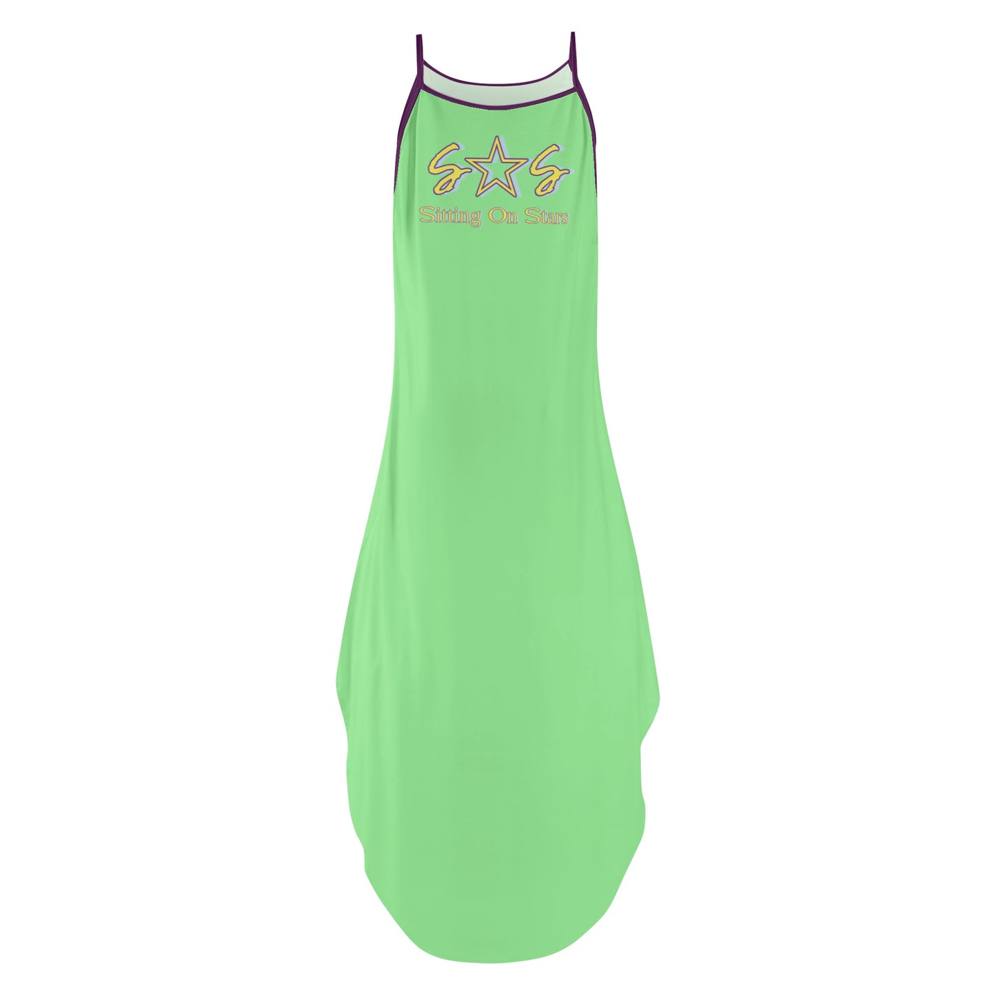 Be Kind (Pride Edition) Womens Mint Green Sleeveless Evening Dress