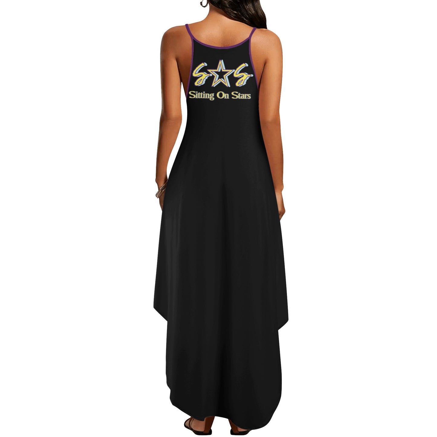 Be Kind (Pride Edition) Womens Black Sleeveless Evening Dress