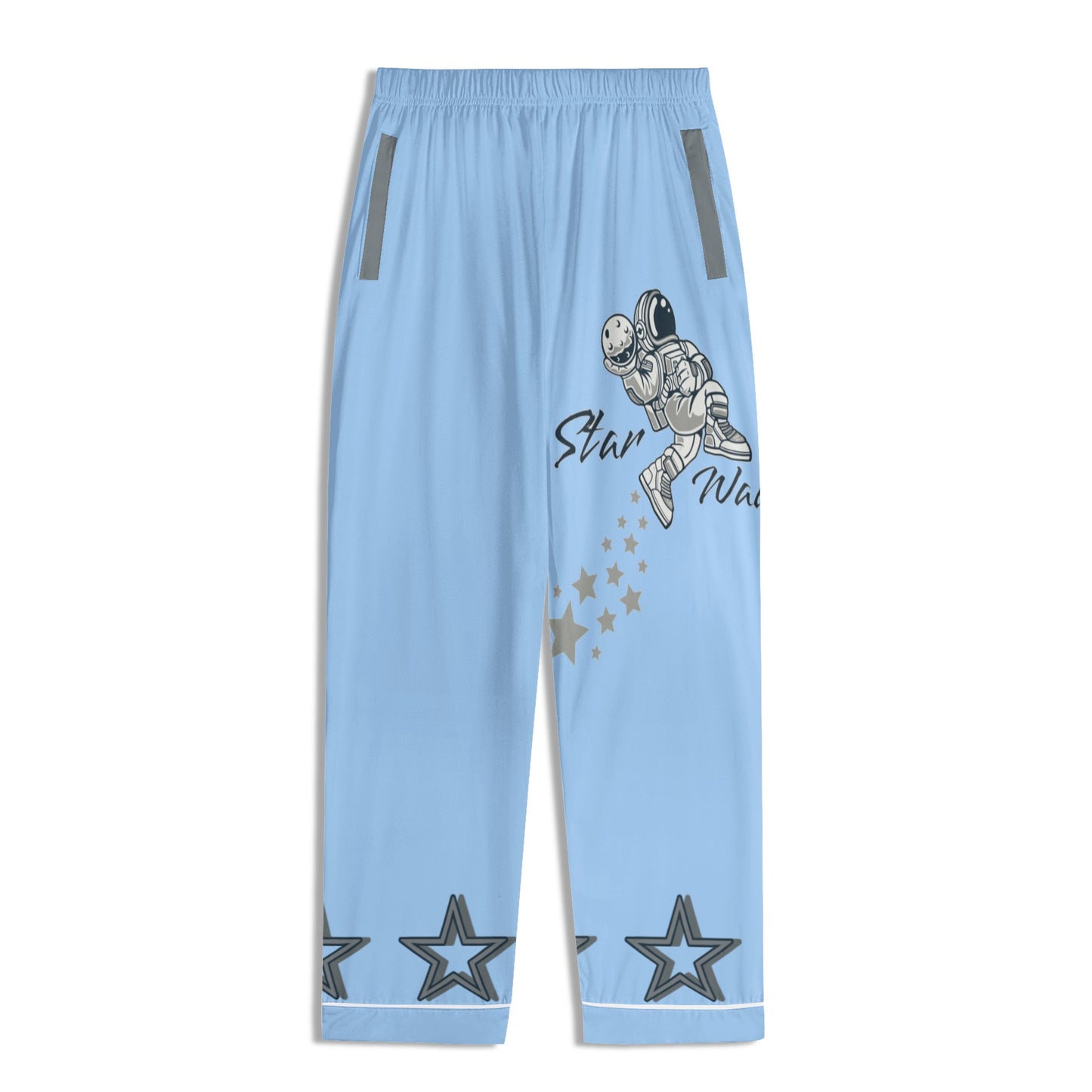 Star Walker 1.0 Children SkyBlue/Grey Long Sleeve Nightwear Pajama Set