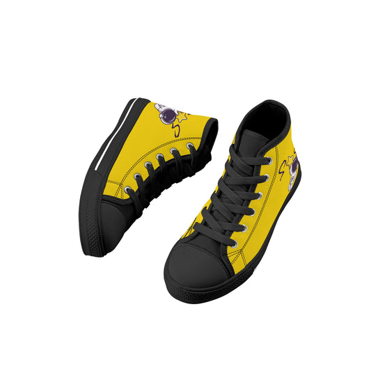 Space Man 23 Kids Dark Gold High Top Star Kicks