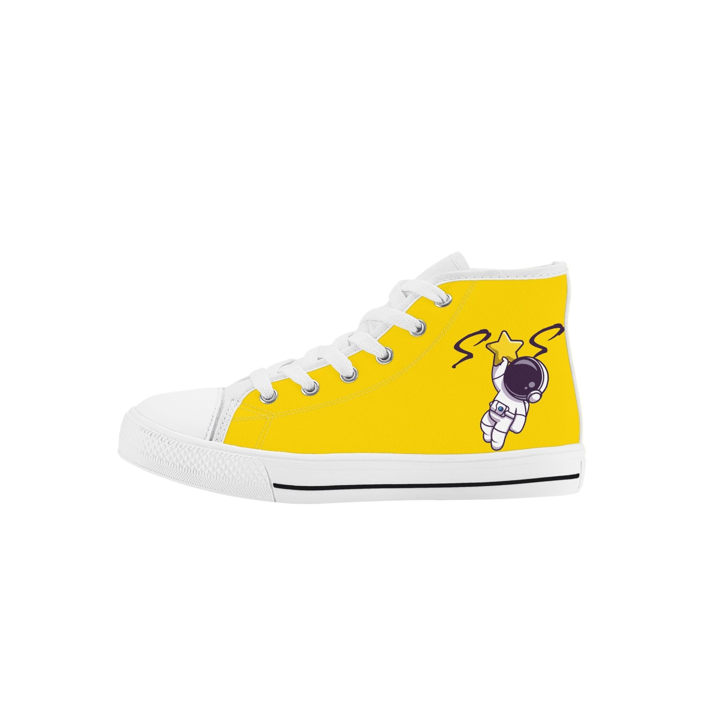 Space Man 23 Kids Dark Gold High Top Star Kicks