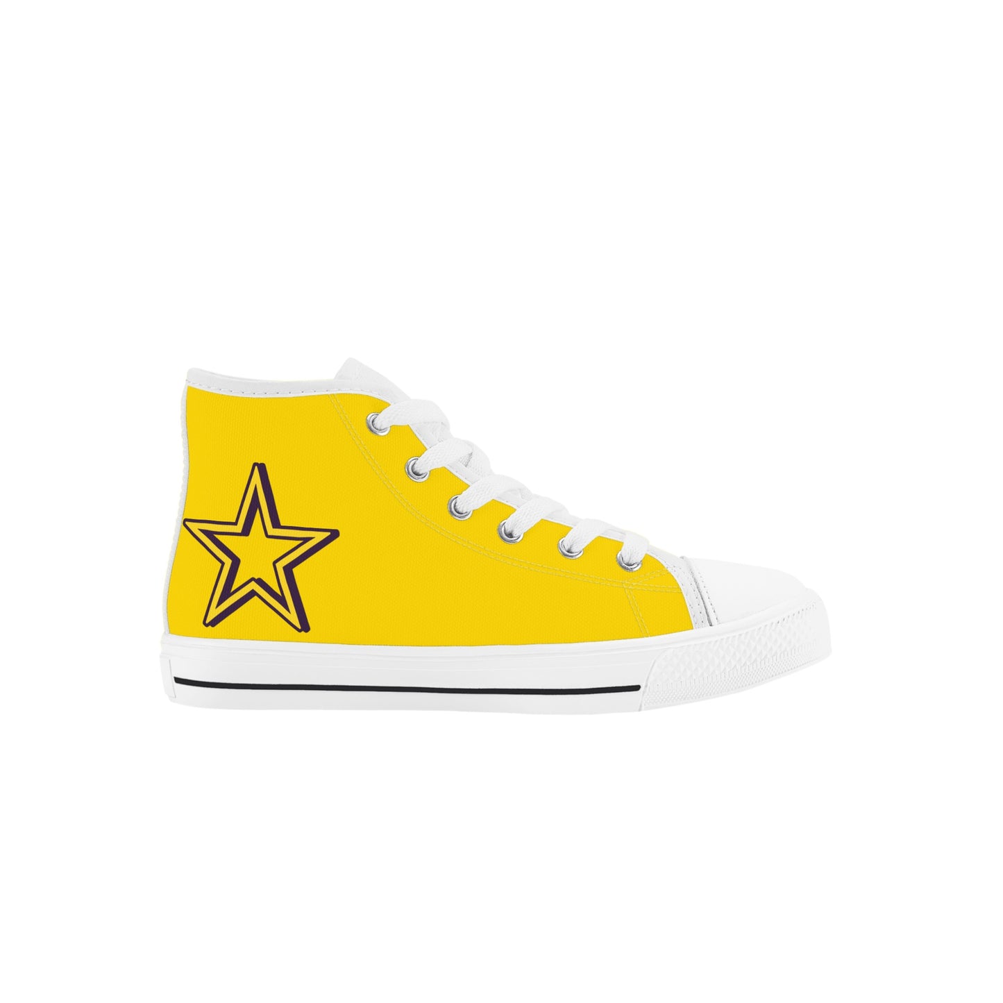 Space Man 23 Kids Dark Gold High Top Star Kicks