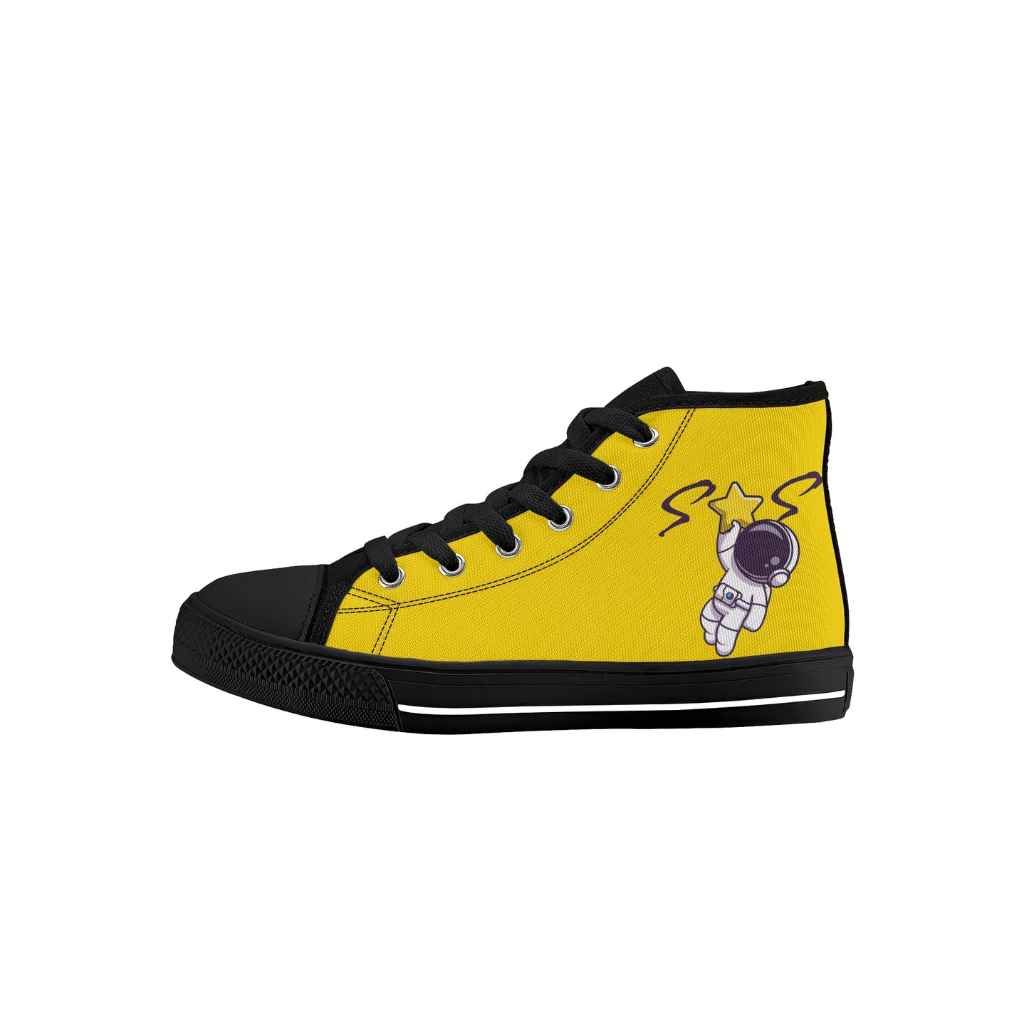 Space Man 23 Kids Dark Gold High Top Star Kicks