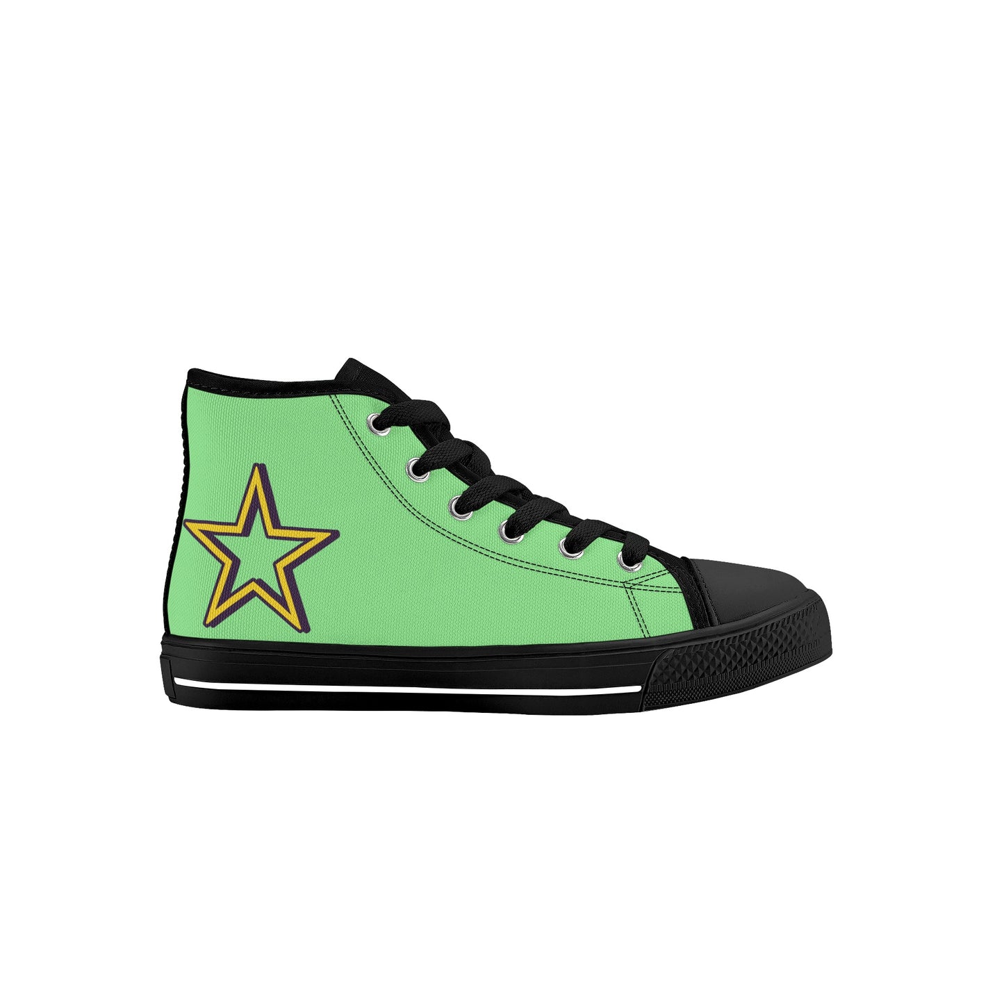 Space Man 23 Kids Mint Green High Top Star Kicks