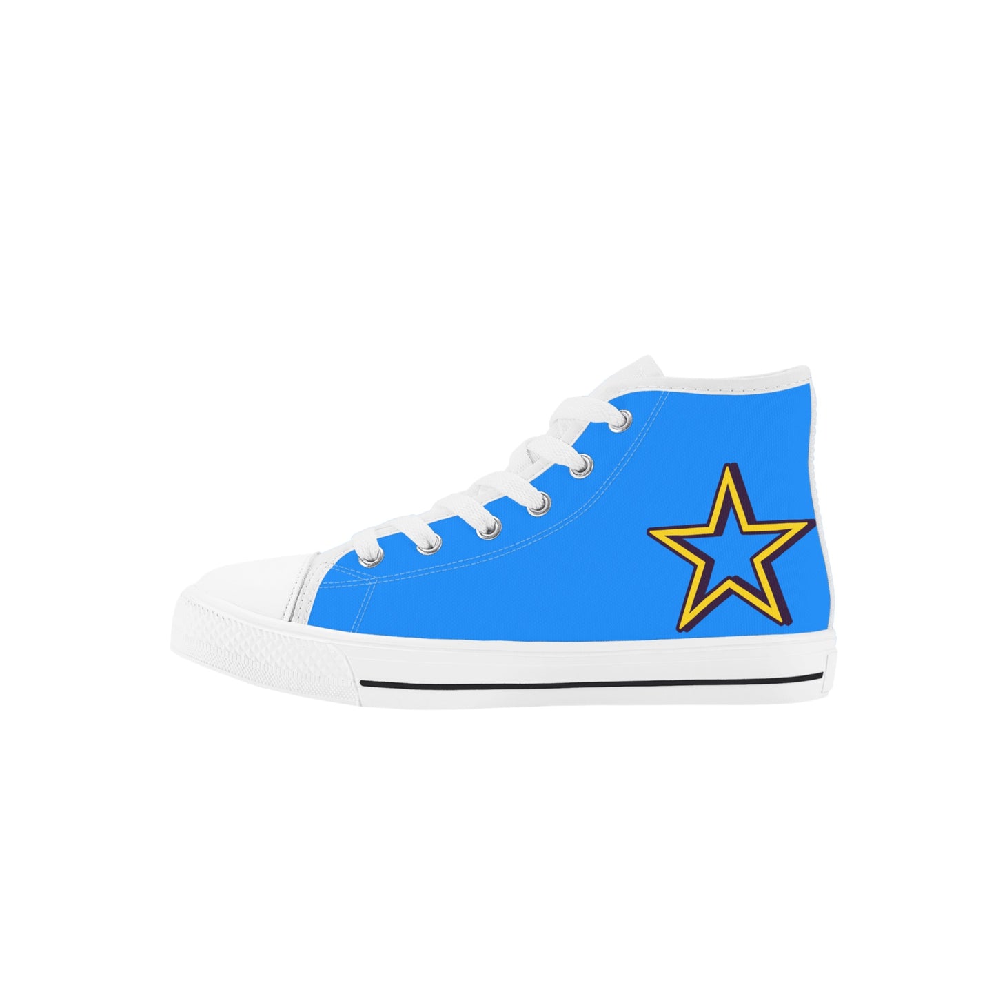 Space Man 23 Kids Blue High Top Star Kicks