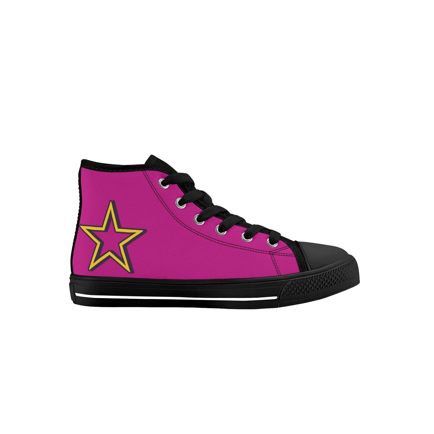 Space Man 23 Kids Purple High Top Star Kicks