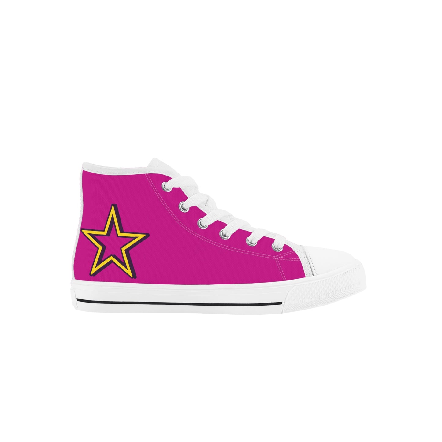 Space Man 23 Kids Purple High Top Star Kicks