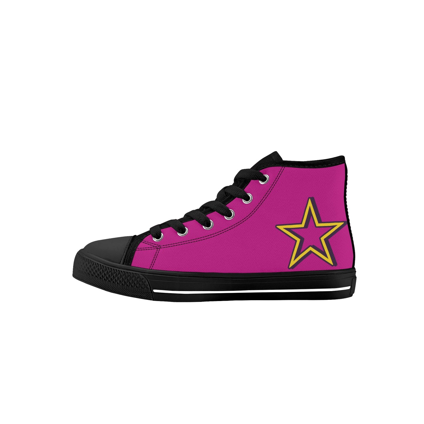 Space Man 23 Kids Purple High Top Star Kicks