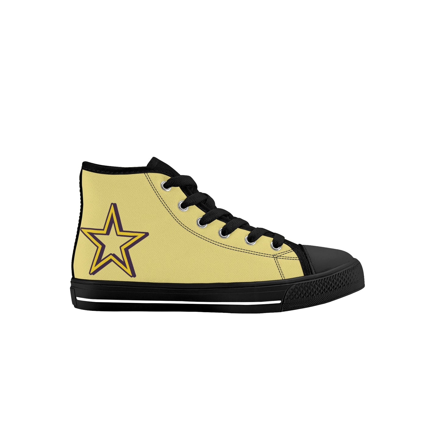 Space Man 23 Kids Tan High Top Star Kicks