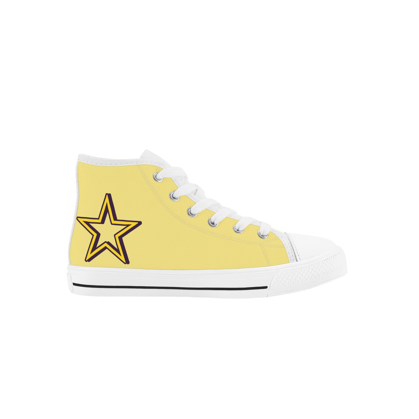 Space Man 23 Kids Tan High Top Star Kicks