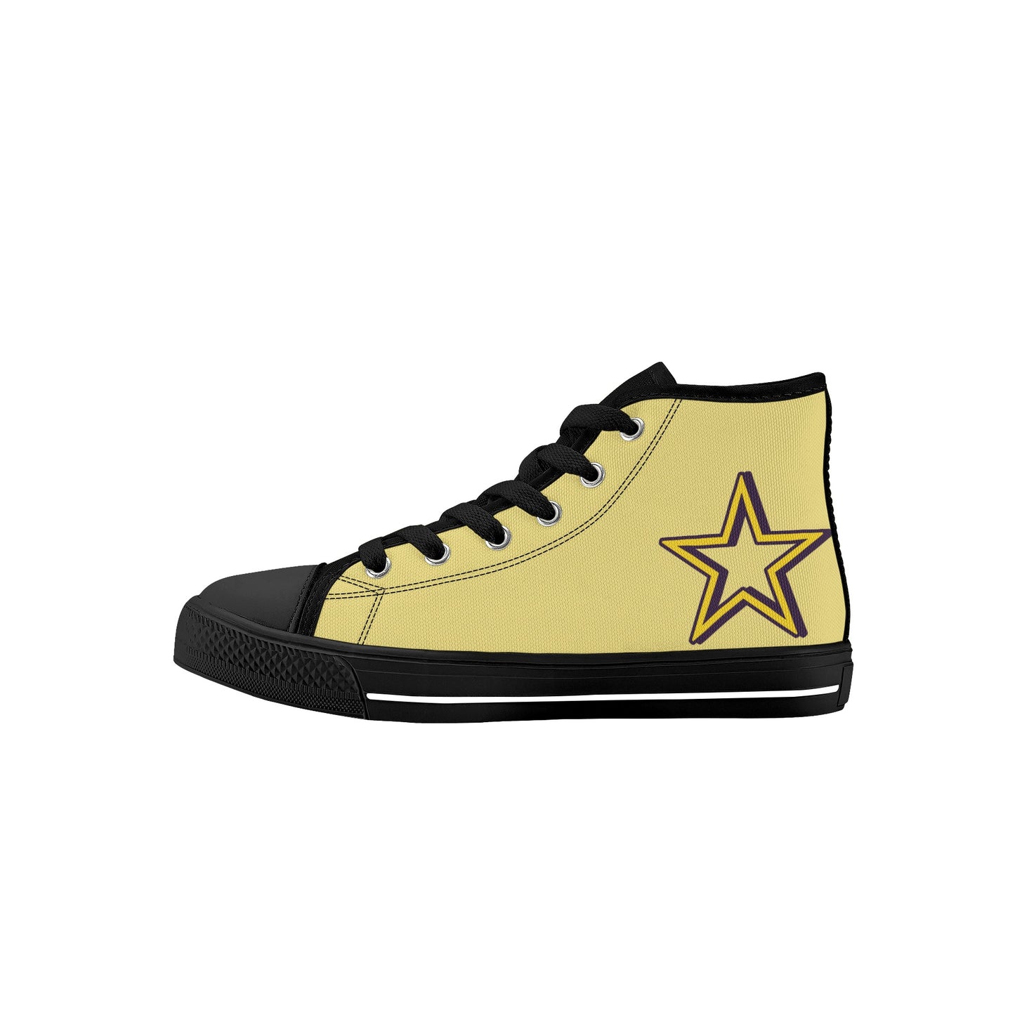 Space Man 23 Kids Tan High Top Star Kicks