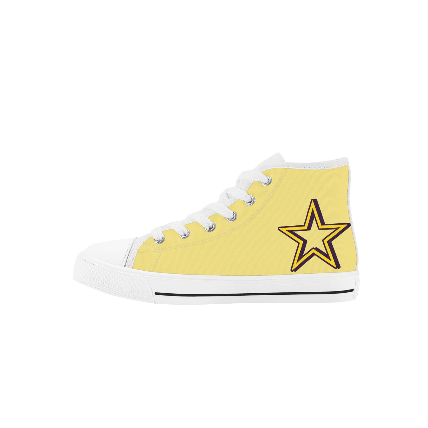 Space Man 23 Kids Tan High Top Star Kicks