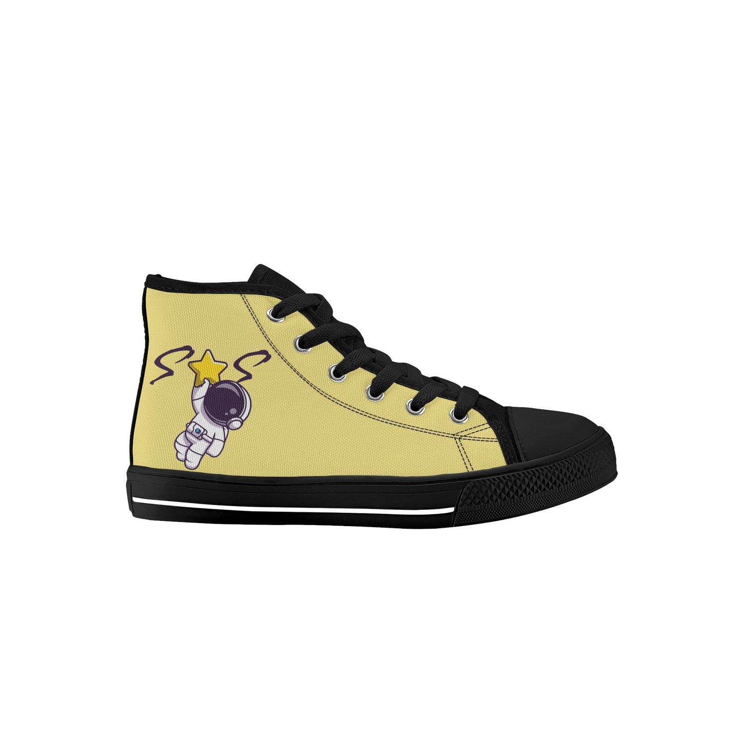 Space Man 23 Kids Tan High Top Star Kicks