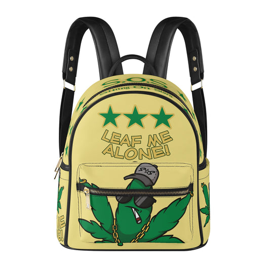 Leaf Me Alone 3.0  S.O.S 420 Tan Edition Backpack