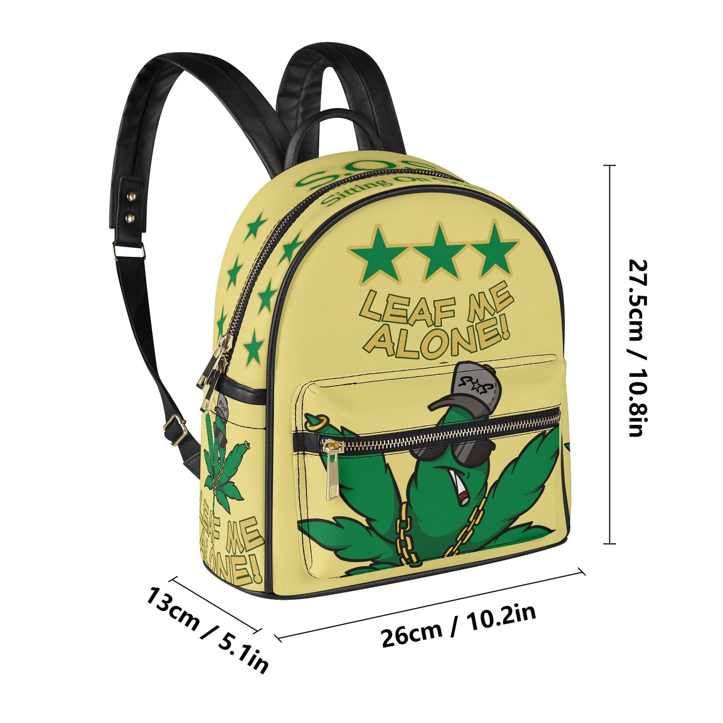 Leaf Me Alone 3.0  S.O.S 420 Tan Edition Backpack