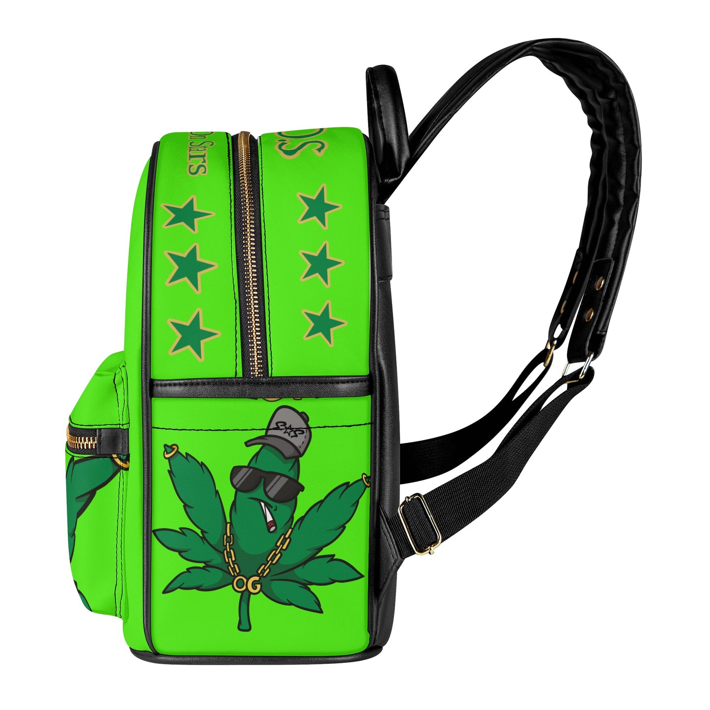 Leaf Me Alone 3.0  S.O.S 420 Goo Green Edition Backpack