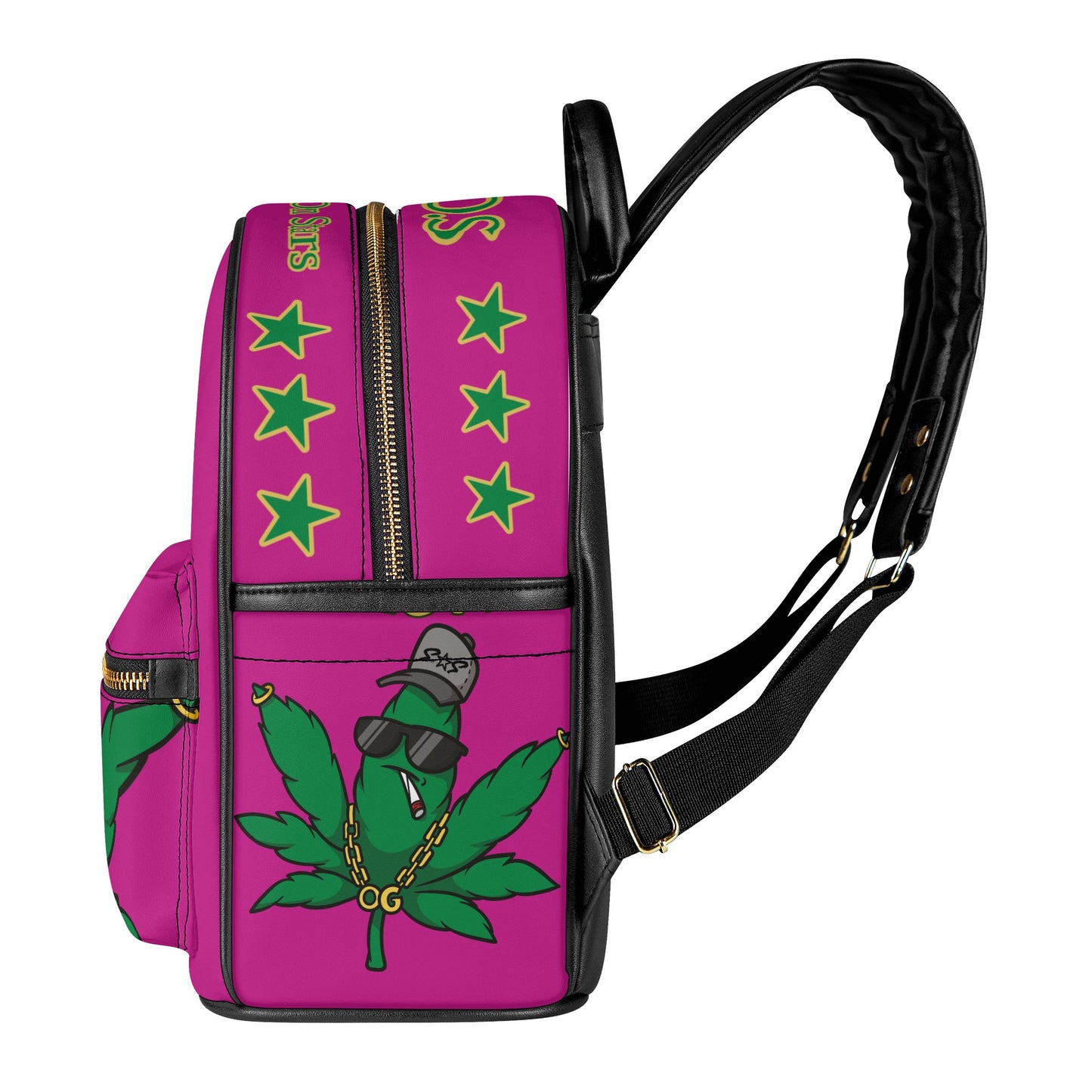 Leaf Me Alone 3.0  S.O.S 420 Purple Edition Backpack