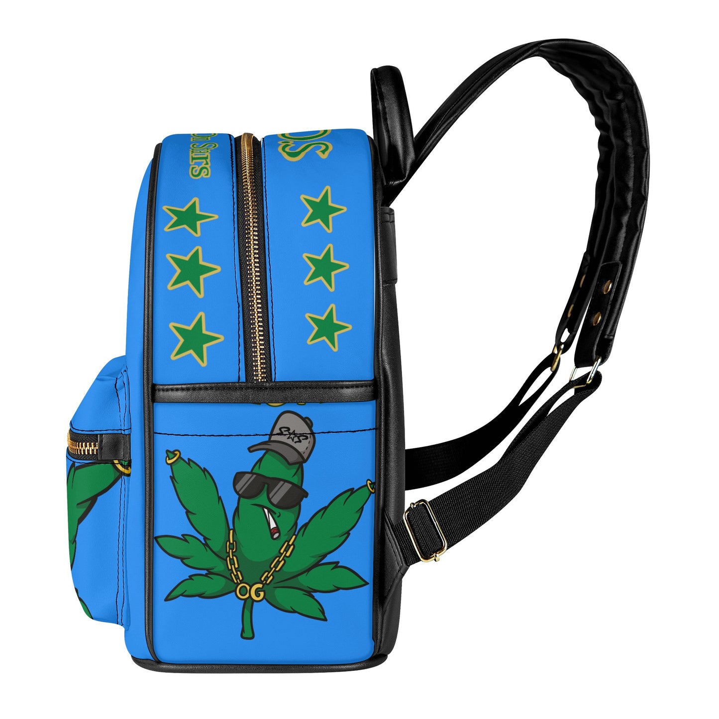 Leaf Me Alone 3.0  S.O.S 420 Blue Edition Backpack