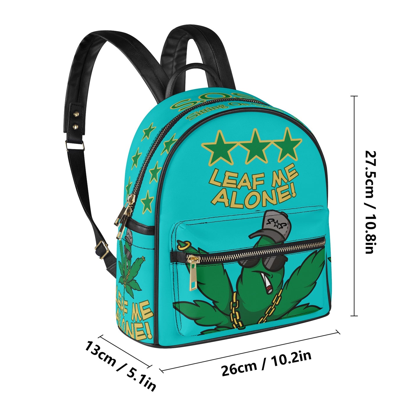 Leaf Me Alone 3.0  S.O.S 420 Edition Backpack