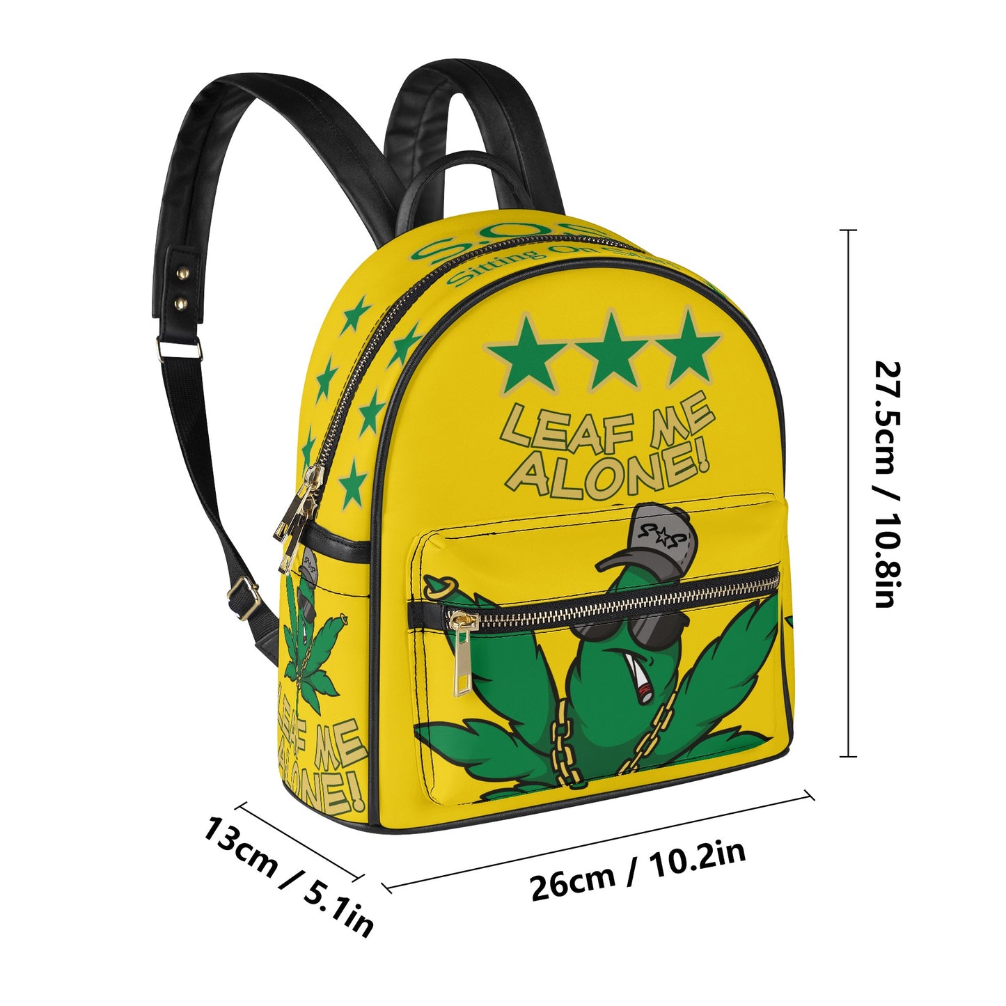 Leaf Me Alone 3.0  S.O.S 420 Gold Edition Backpack