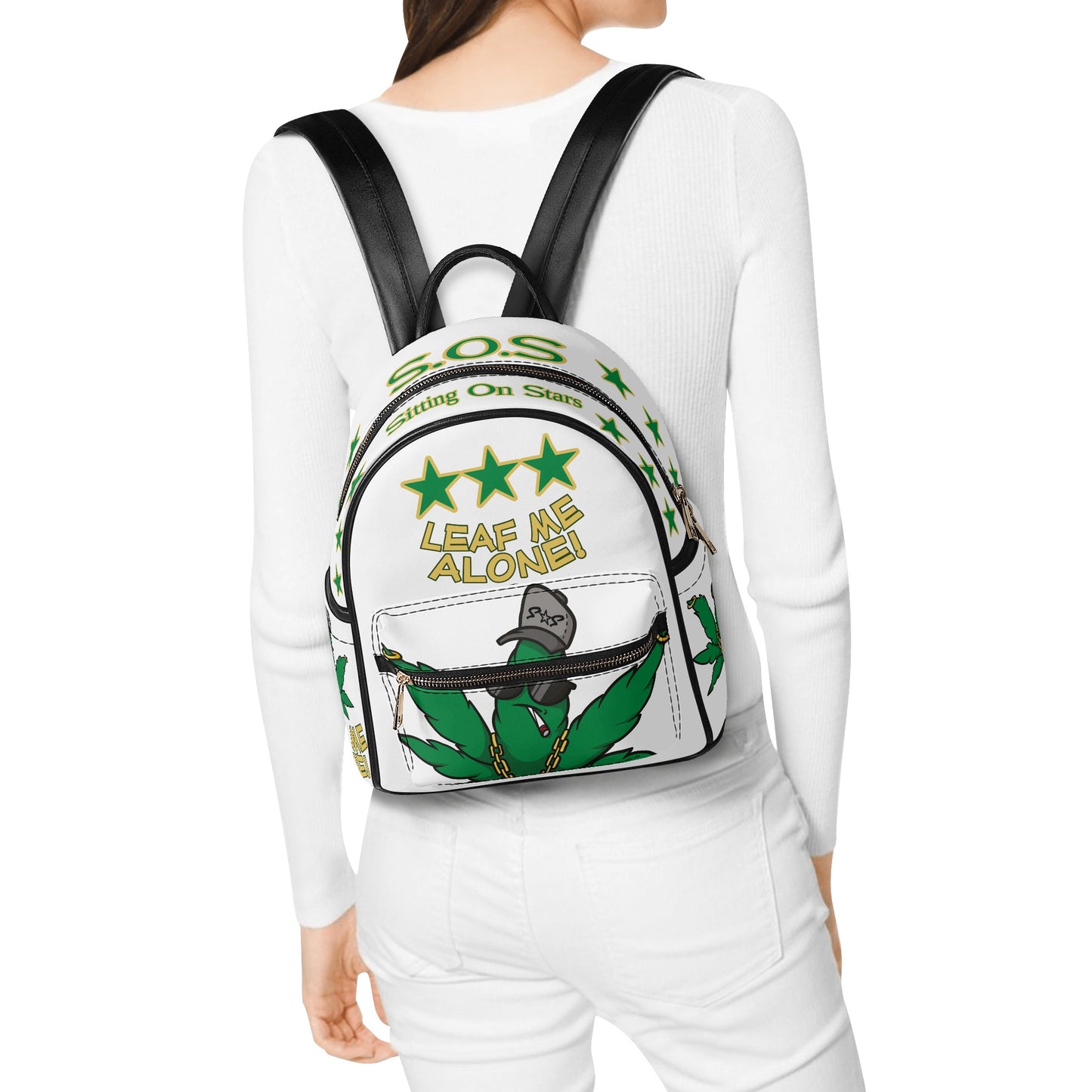 Leaf Me Alone 3.0 4/20  S.O.S Edition Backpack